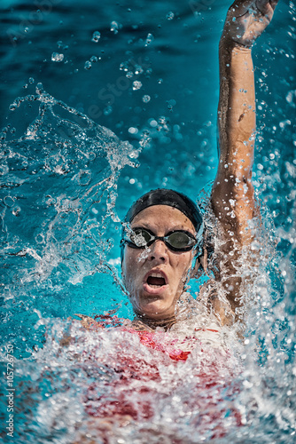 Swimming backstroke