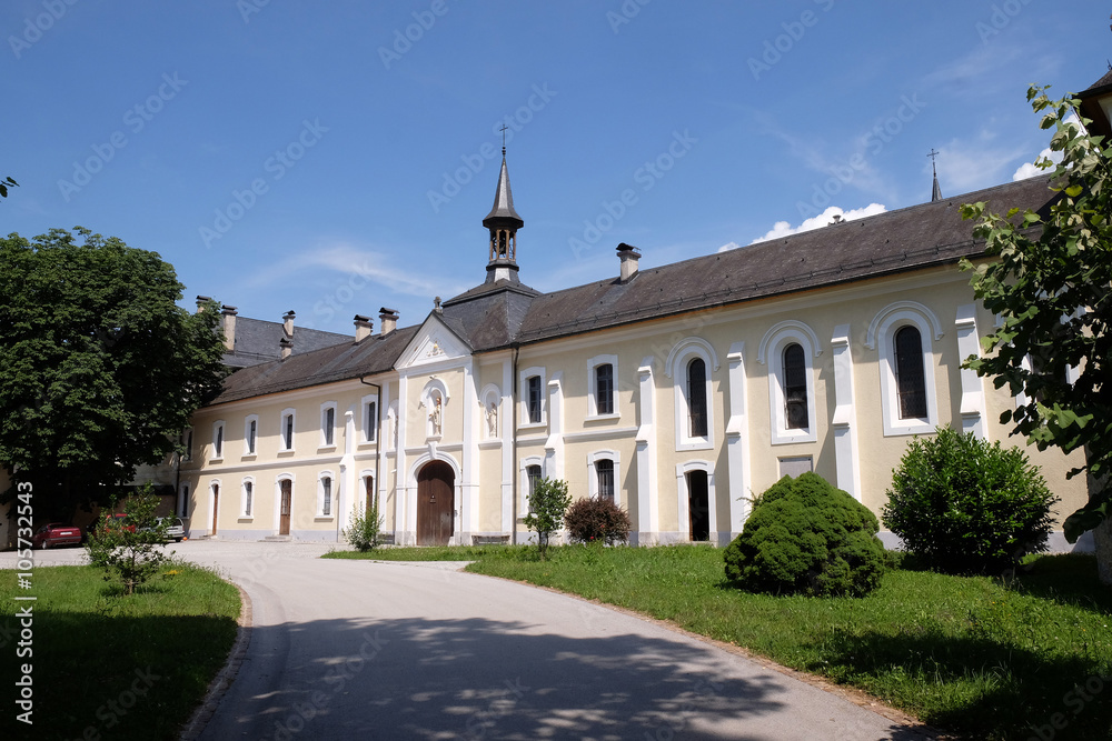 Carthusian monastery in Pleterje, Slovenia - obrazy, fototapety, plakaty 
