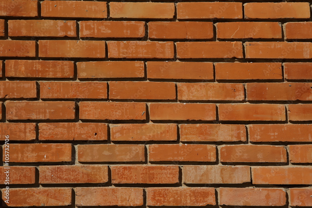 Fototapeta premium Mur z cegły czerwonej