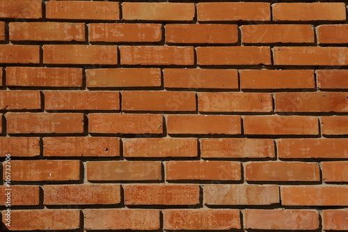 Mur z cegły czerwonej