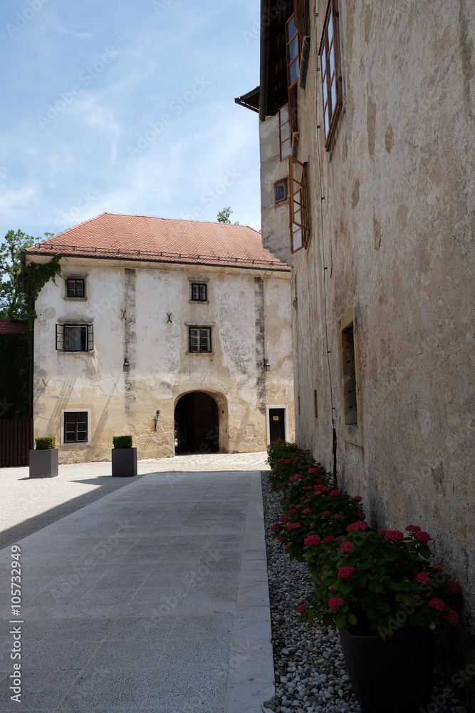 Otocec Castle, near Novo Mesto town, Lower Carniola region, Otocec, Slovenia 
