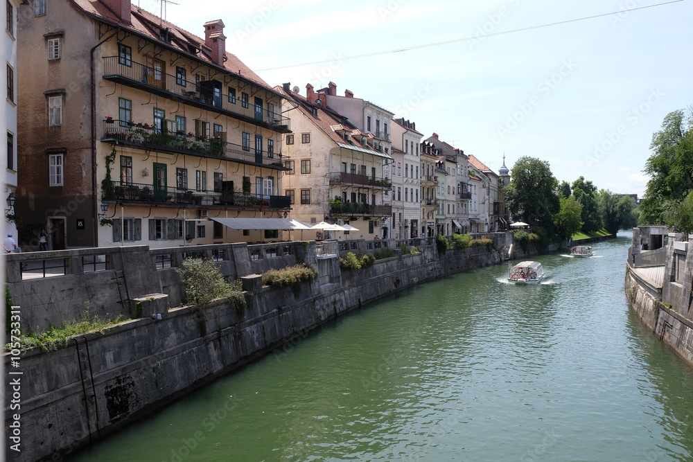 Naklejka premium Ljubljana, Slovenia 