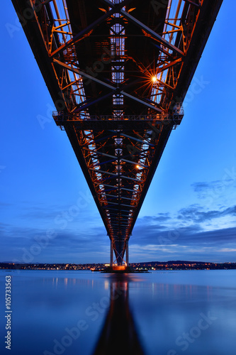 Under the Forth Road Bridge, Scotland