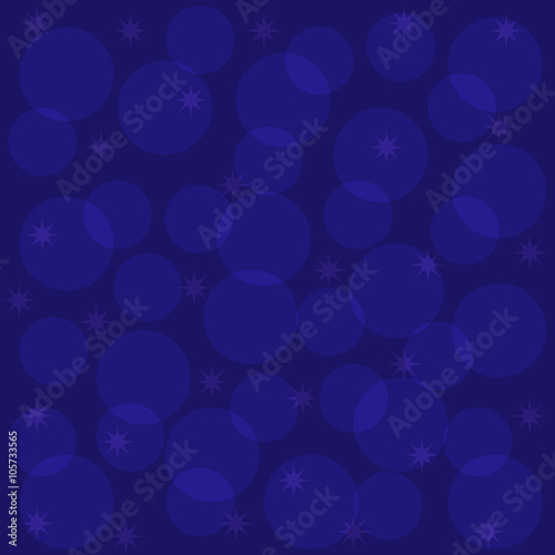 square blue background with circles and spark