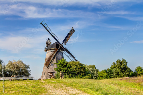 Typical Dutch windmill