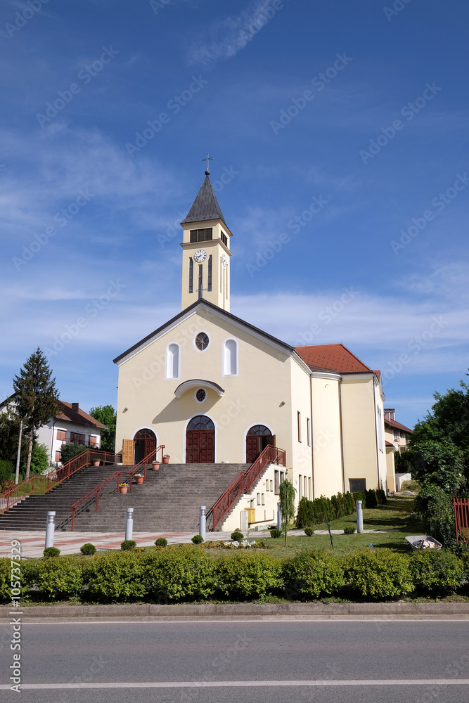 Church of Saint Francis of Assisi in Lipik, Croatia 