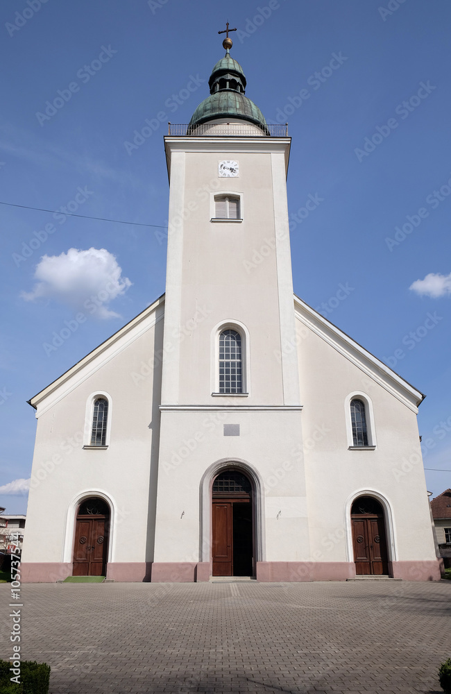 The parish church of the Holy Trinity in Donja Stubica, Croatia