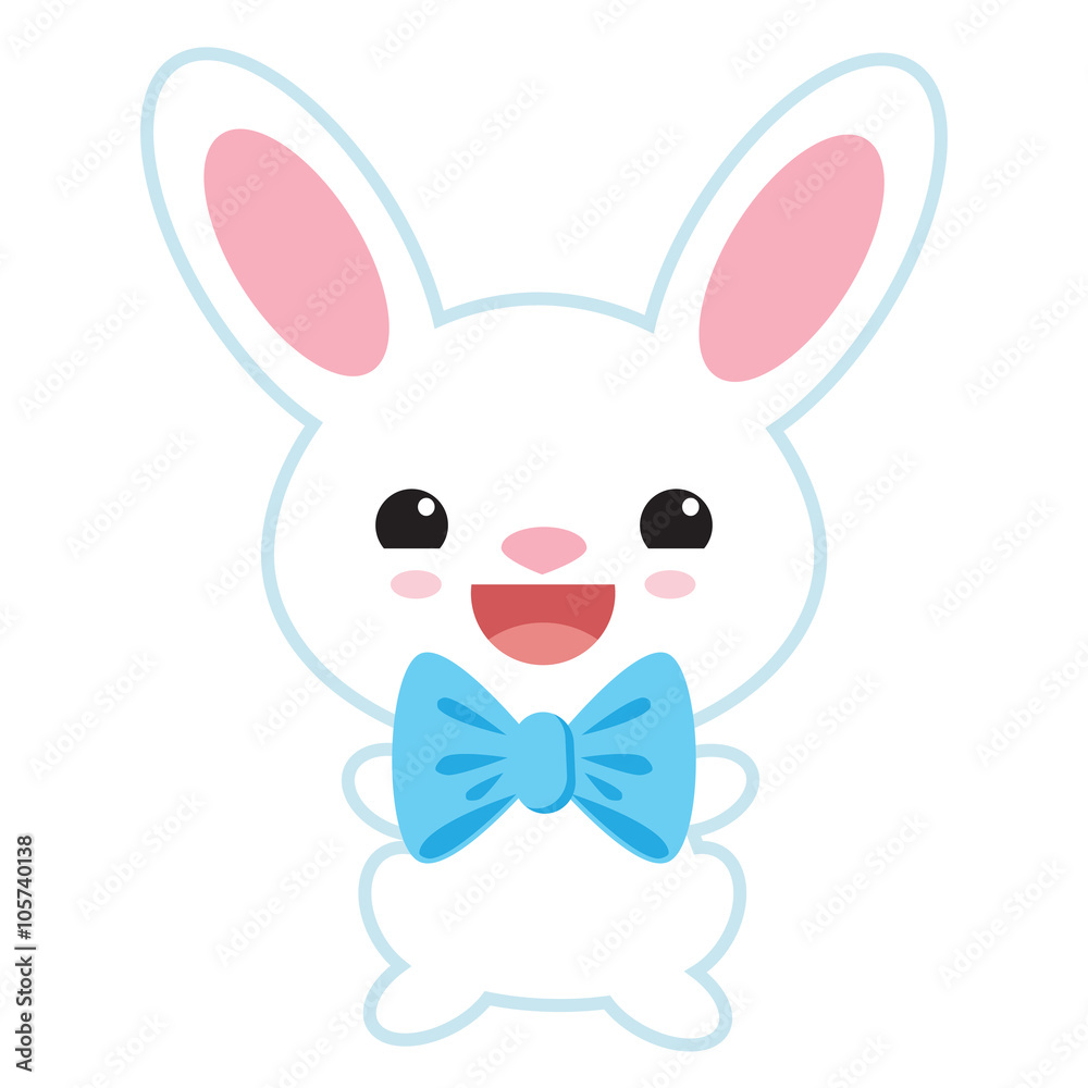 Fototapeta premium Bunny vector illustration 