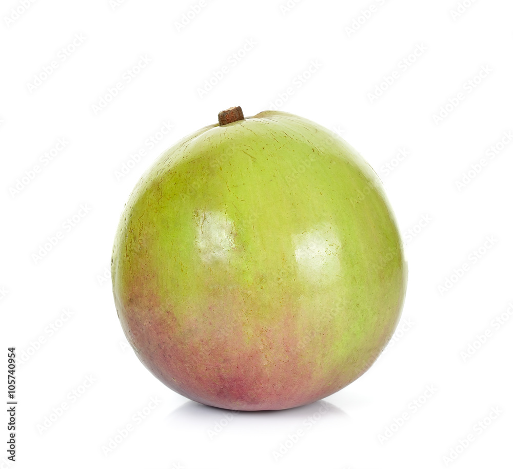 Star apple isolated on the white background Star apple isolated on the white background