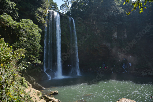 Misol-Ha waterfall, Chiapas, Mexico,