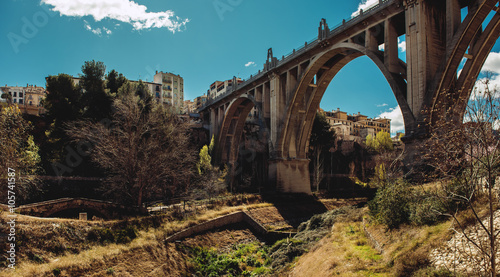 Most San Jordi w mieście Alcoy. Hiszpania