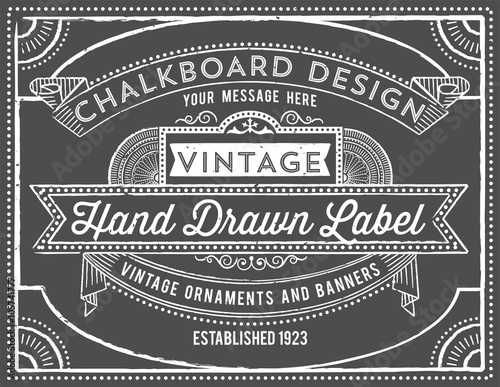 Vintage Chalkboard Background  