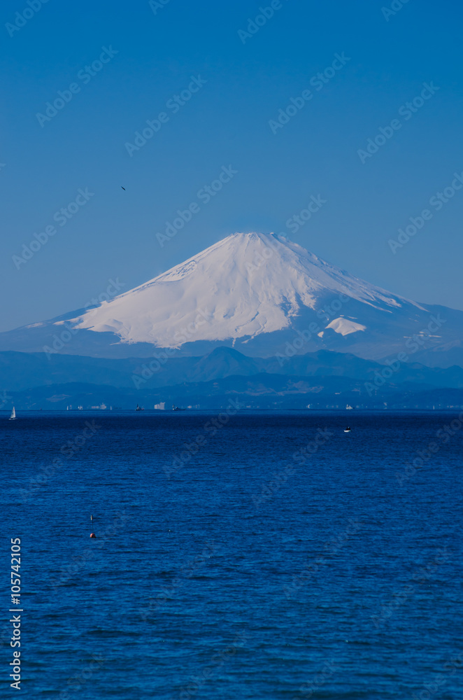 Mt. Fuji and Sagami Bay (horizontal position ) Mt. Fuji and Sagami Bay (horizontal position )