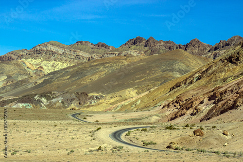 Death Valley National Park winding scenic drive