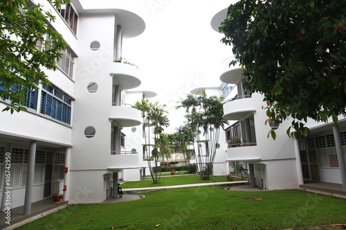 Public Housing in Tiong Bahru, Singapore photo