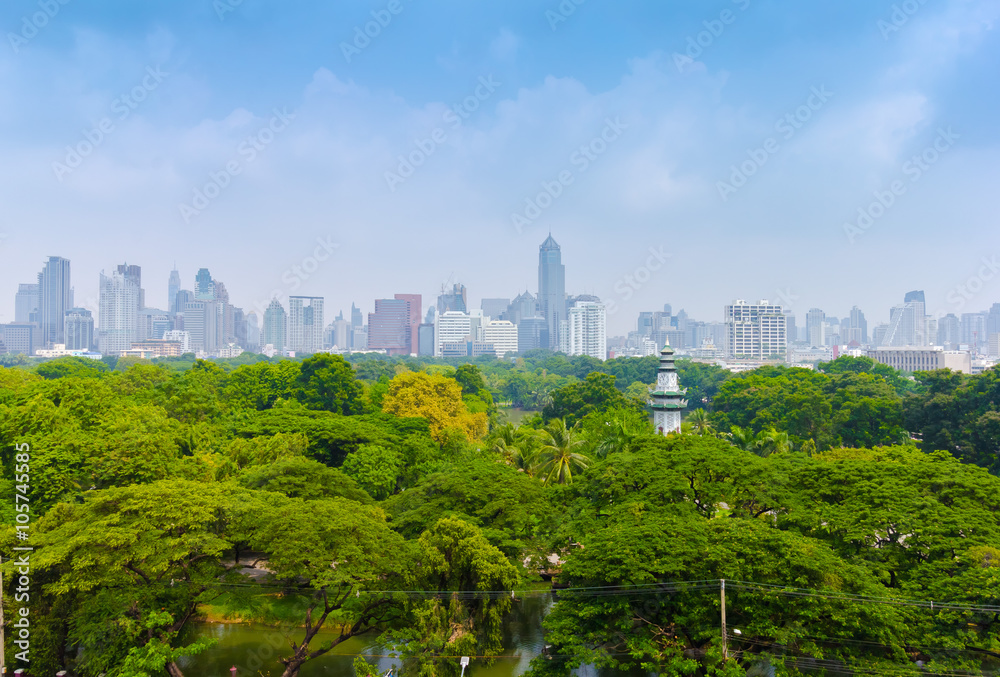 Obraz premium Bangkok city view