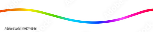 welle regenbogen bunt band banner