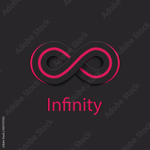 Infinity Symbol Logo. Vector Illustration