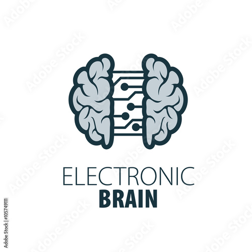 Vector brain logo