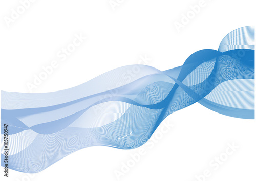 Blaue Wellen