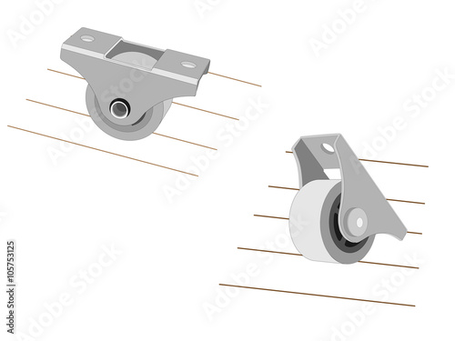 rollers for furniture. Wheels