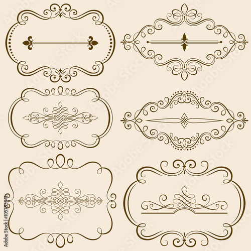 Decorative Calligraphic Frames III