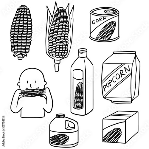 vector set of corn product