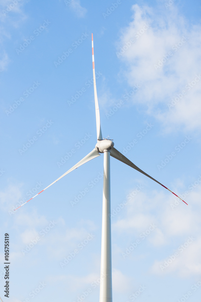 windmill wind power plant - on the field windmill wind power plant - on the field