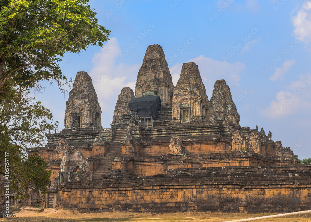 Pre Rup temple in the evening light, Cambodia