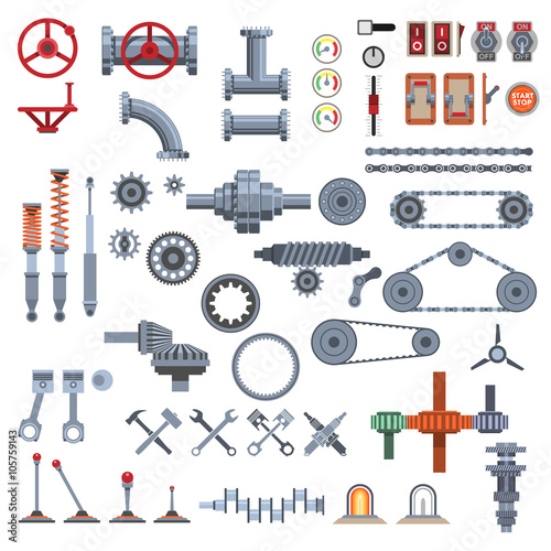 Parts of machinery