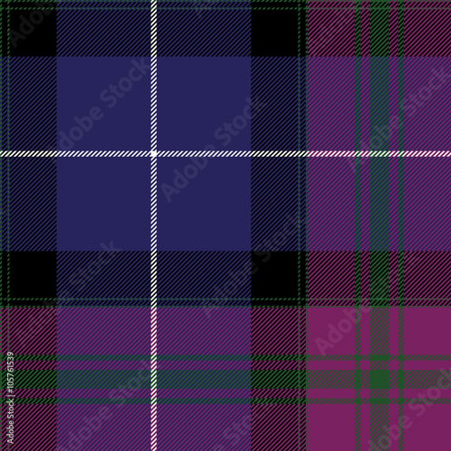Pride of scotland tartan fabric texture seamless pattern