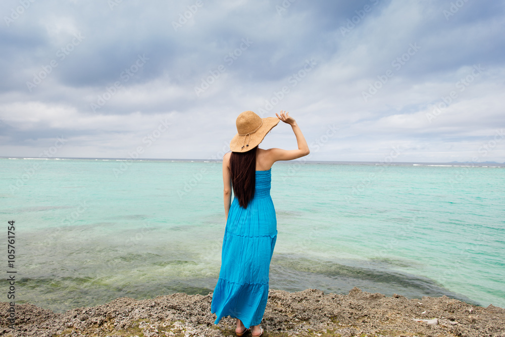 リゾート　女子一人旅