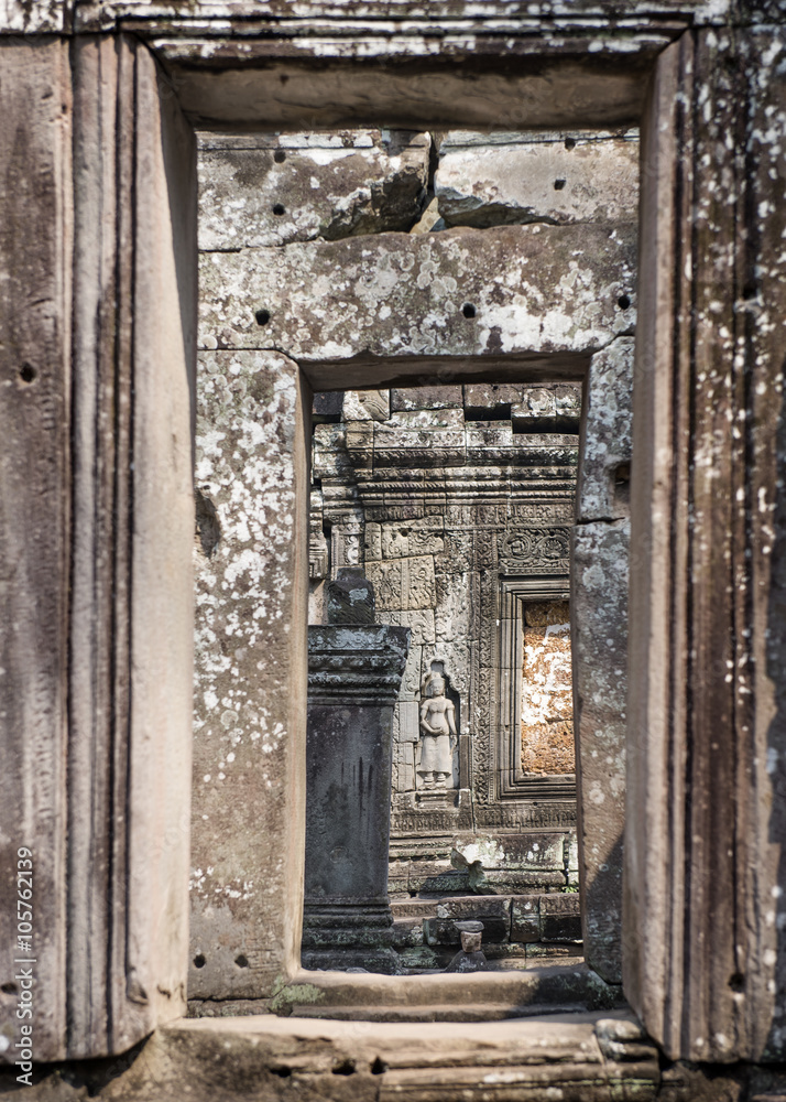 Interior view of the 12th Century Banteay Kdei Temple, Cambodia Interior view of the 12th Century Banteay Kdei Temple, Cambodia