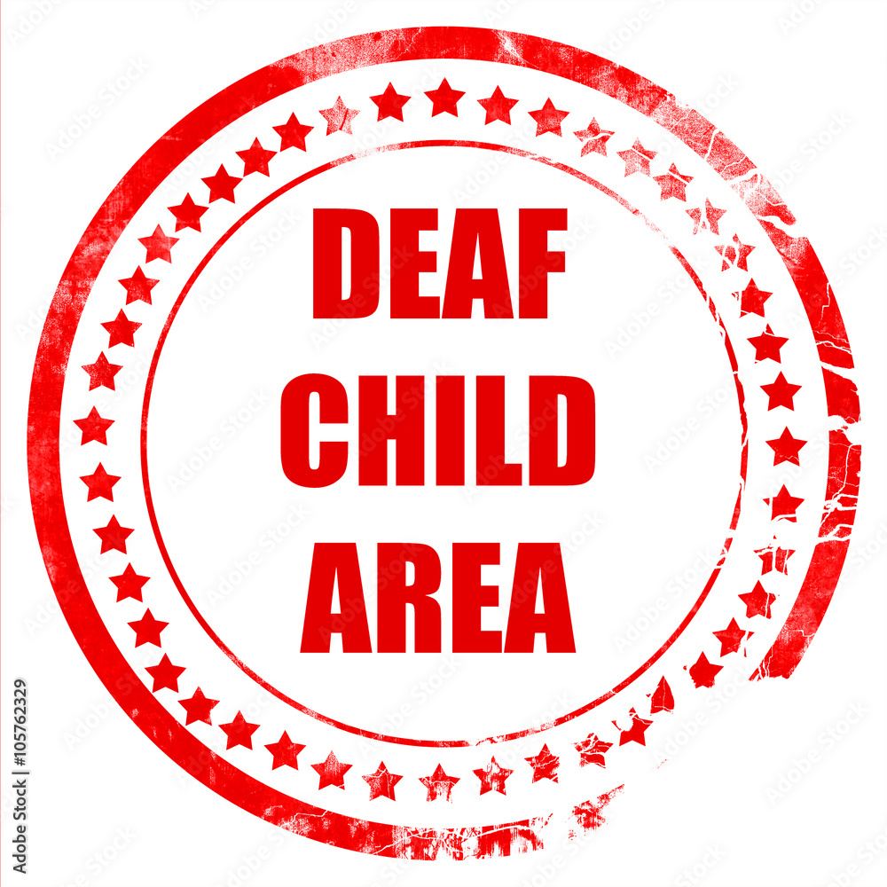 Deaf child sign Deaf child sign