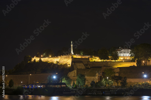 Belgrade Fortress At Night, Belgrade, Serbia