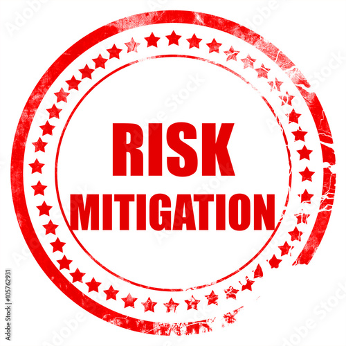 Risk mitigation sign photo