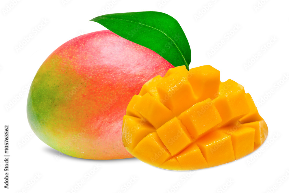 Mango isolated on white Mango isolated on white