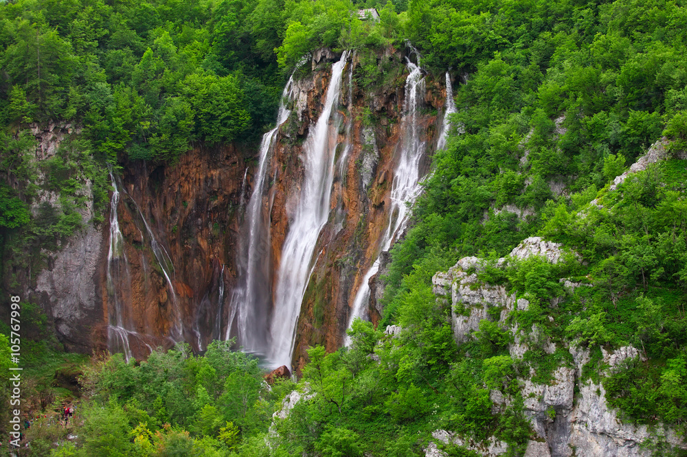 Large waterfalls