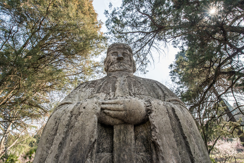 stone Guardian Statue guarding the Ming emperor's tomb © cacaroot