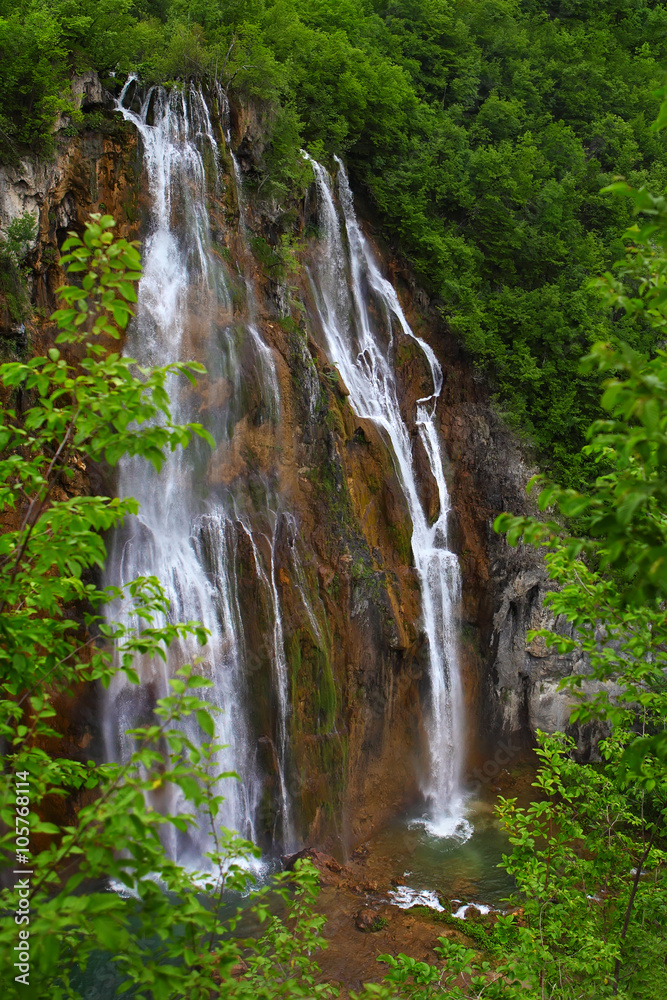 Obraz premium Large waterfalls