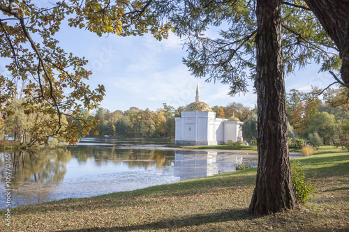 golden autumn  in Pushkin,  Russia photo