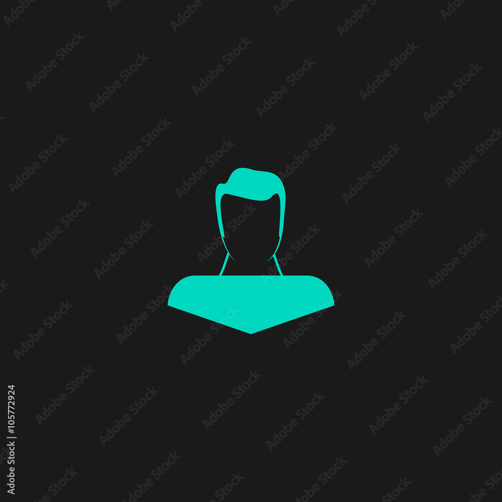 boy icon head silhouette boy icon head silhouette