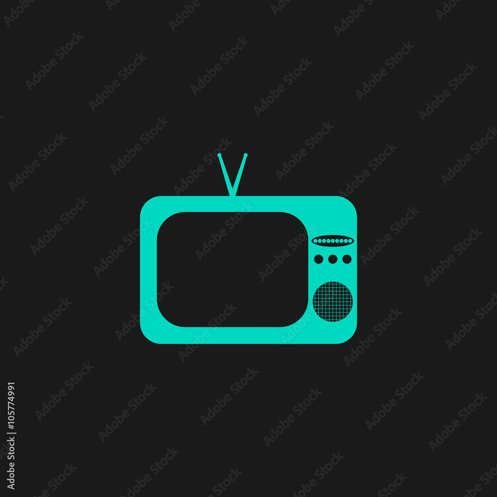 TV vector icon