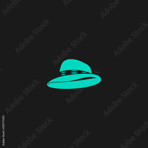 cowboy traditional hat icon