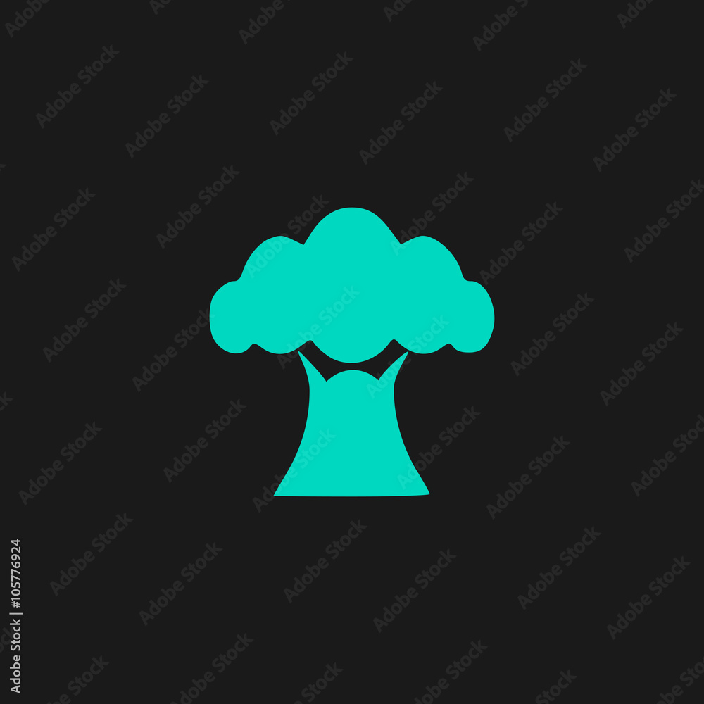 Baobab tree icon