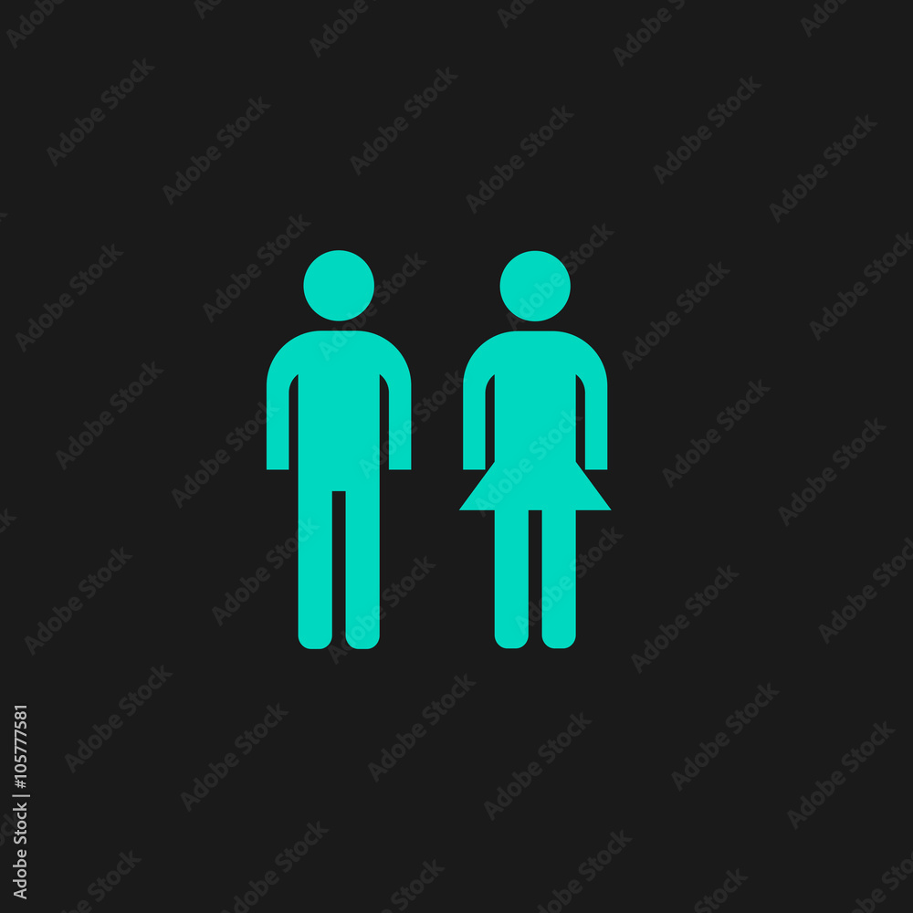 man and woman icon man and woman icon