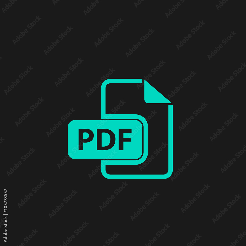 pdf flat icon