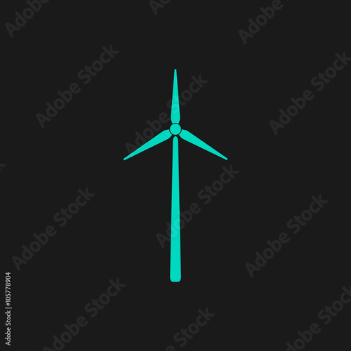 windmill flat icon