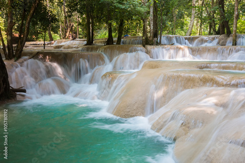 Tad Sae Waterfall  Luang Prabang  Laos
