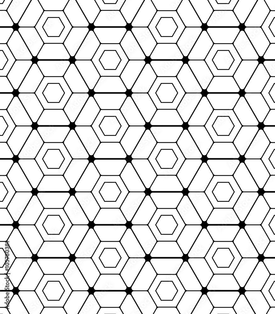 Abstract pattern of hexagons. Abstract pattern of hexagons.